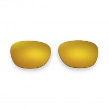 Walleva 24K Gold Polarized Replacement Lenses For Ray-Ban Clubmaster RB3016 49mm